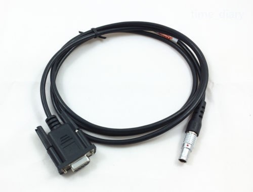 Cable de descarga serial, para estaciones totales Leica