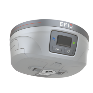 Receptor GNSS RTK, marca EFIX, configuración Base F7+